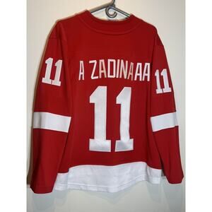 Detroit Red Wings Filip Zadina Jersey NHL Hockey Jersey Embroidered Mens xs